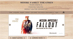 Desktop Screenshot of moorefamilytheatres.com